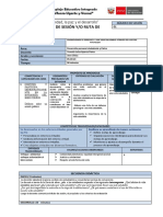 Sesión de Aprendizaje DPCC 3ero