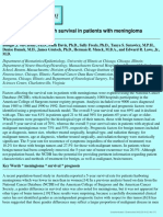 (10920684 - Neurosurgical Focus) Factors Associated With Survival in Patients With Meningioma