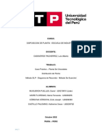 Distribución de Planta - Caso-Planta de Cholates