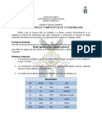 Nomenclatura de Compuestos de Coordinación