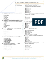 634 - English Grammar MCQ Test With Answers Intermediate 07