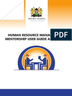 Human Resource Management-Mentorship-User-Guide-and-Tools