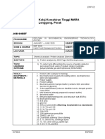 Jobsheet 2 (Protein Demo)