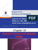 CHAPTER 18 Eletric Force and Electric Field PDF