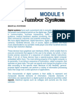 Module 1 - Number System