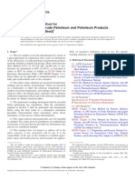 API Gravity of Crude Petroleum and Petroleum Products (Hydrometer Method)