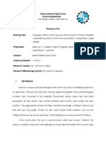 Allelopathic Effects of The Aqueous Shoot Extracts of Powell Amaranth Amaranthus Powellii On The Seed Germination of Mung Bean Vigna Radiata