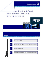 Deutsche Bank's PCAM:: New Business Model & Strategic Outlook