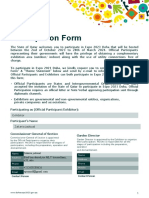 Expo2023 Participation Forms