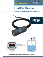 INSTALLATION MANUAL 100 Series Submersible Pressure Sensors