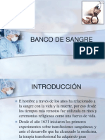 Banco de Sangre-Generalidades