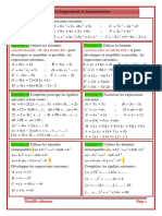 Développement Et Factorisation