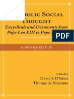 Encíclicas de Pensamiento Social Católico y Documentos Desde El Papa León XIII Al Papa Francisco - David J. OBrien, Thomas A. Shannon (Eds.) - 734 Págs