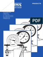 Catalogue Pressure Gauges