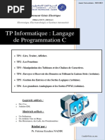 TP2 Langage de Programmation C 