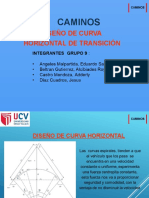 Diseño de Curva Horizontal de Transición