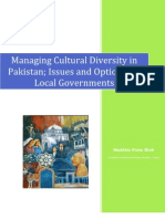 Managing Cultural Diversity in Pakistan