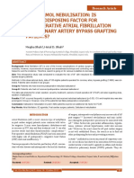 Salbutamol in CABG Patient