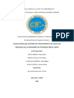 Evaluación Del Sistema de Tratamiento de Agua 1