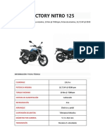 Especificaciones Tecnicas Victory Nitro 125