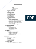 Autocad 3d Syllabus