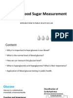 Lecture 2 - Blood Sugar 