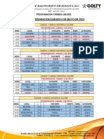 Programacion 6 y 7 de Mayo 2023