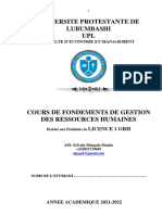 Cours de GRH 2021-2022 l1 RH Upl VF