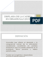 Displasia de La Cadera en Desarrollo (DCD)