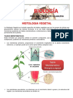 SEMANA 4 - BIOLOGÍA - Histología Vegetal