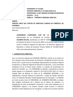 Demanda Arbitral