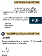 Medidas de Tendencia Central