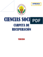 Carpeta de Recuperación de Ciencias Sociales - Tercero