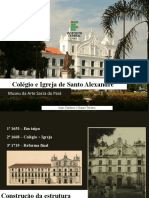 Resumo Sobre A Construção Da Igreja e Colégio de Santo Alexandre Até A Inauguração Do Museu de Arte Sacra Do Pará