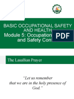 T-MEET 001 004 Basic OSH Module 5 5a Occupationa Health Facility Safety MGT System