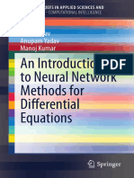 An Introduction To Neural Network Methods For Differential Equations