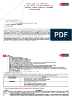 III Ciclo - II Bimestre 1 Programación de Reforzamiento 2023