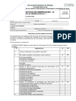 Fichas Observacion - Iv - Idiomas Online