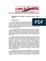 Prevención Del Consumo de Drogas Desde El Ámbito Familiar