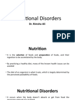 Nutritional Disorders