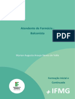 (E-Book +IFMG) - Atendente de Farmácia - Balconista