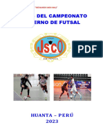 Bases Del Campeonato Futsal