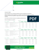 Cotización Localiza #009237-Mensual-SIAE MICROELETTRONICA LTDA