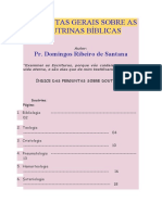 Perguntas Gerais Sobre As Doutrinas Bíblicas