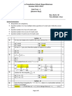 AK - Mathematics - Class 11 - UT1 - 2022-23