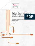 Optical Communications Certification: Cuzna