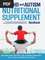 ADHD and AUTISM Nutrition Book