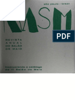 Revistas - RASM, Revista Anual Do Salão de Maio - São Paulo, 1939