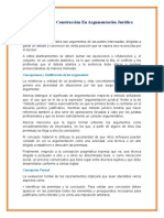 Los Esquemas de Construcción en Argumentación Jurídica Con Imagenes