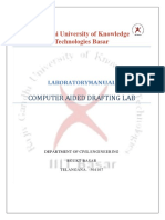 Auto Cad Lab Manual